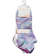 Wholesale - 6pk LADIES ASST LOW CUT SPACEDYE SOCKS SIZE 9-11 C/P 60, UPC: 198018000690